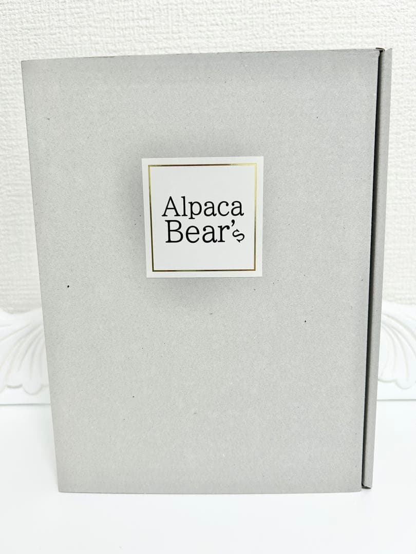【値下不可】 アルパカベア テディベア くま ぬいぐるみ 高級アルパカ