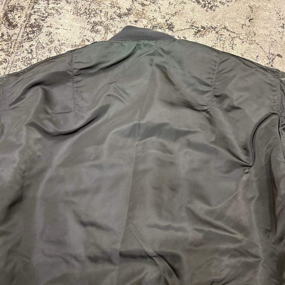 90s ALPHA INDUSTRIES MA-1 USA製 グランドクルー L
