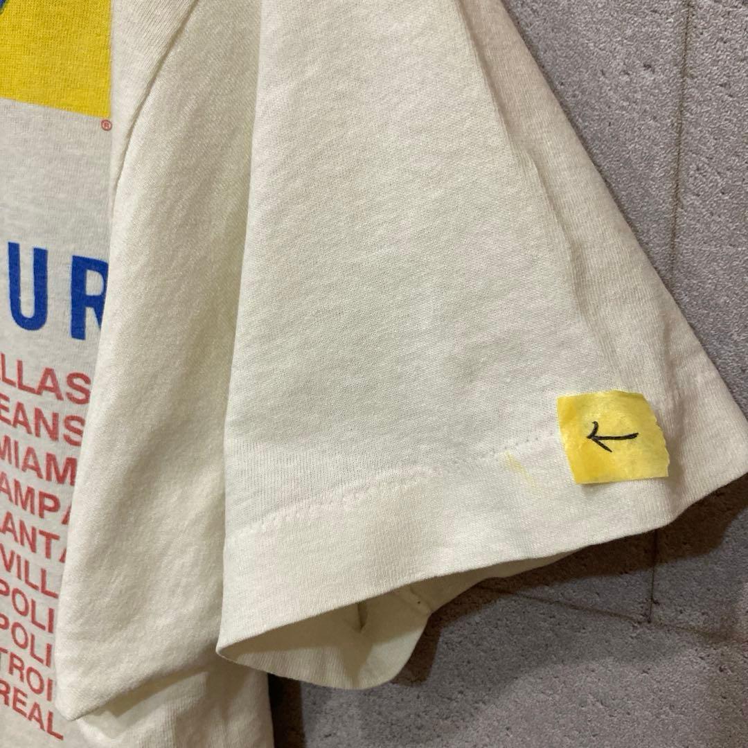 89年 ローリングストーンズ ツアー Tシャツ XL ホワイト 白 ロック
