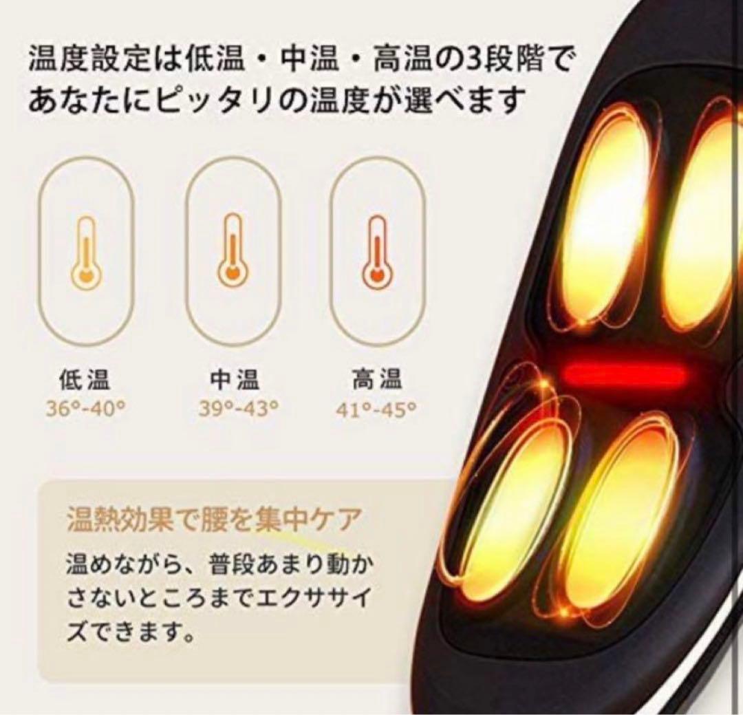 NIPLUX WAISTUPLUS 腰 EMS 温熱 リフレッシュ これ以上難
