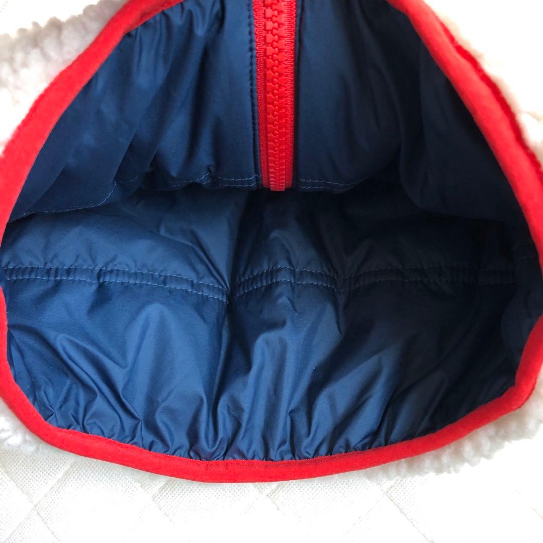 patagonia トリブルズ フーディ3-6M ネイビー/レッド