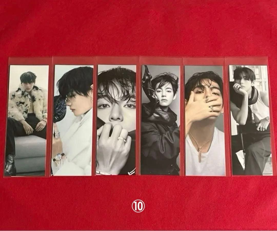 BTS ロングステッカー・ブックマーク・ホログラム両面フォトカード等♡Ｖ