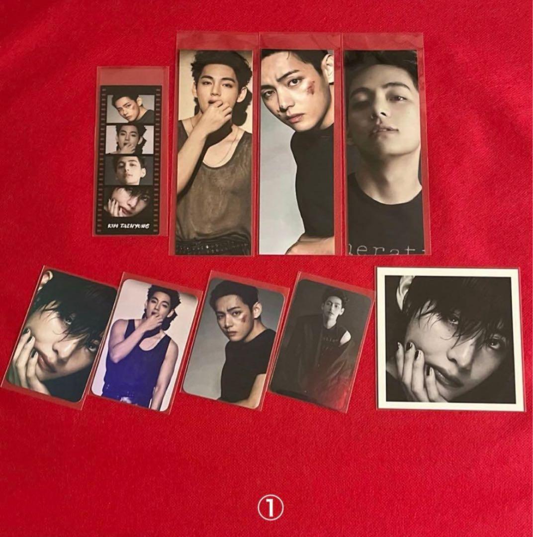 BTS ロングステッカー・ブックマーク・ホログラム両面フォトカード等♡Ｖ
