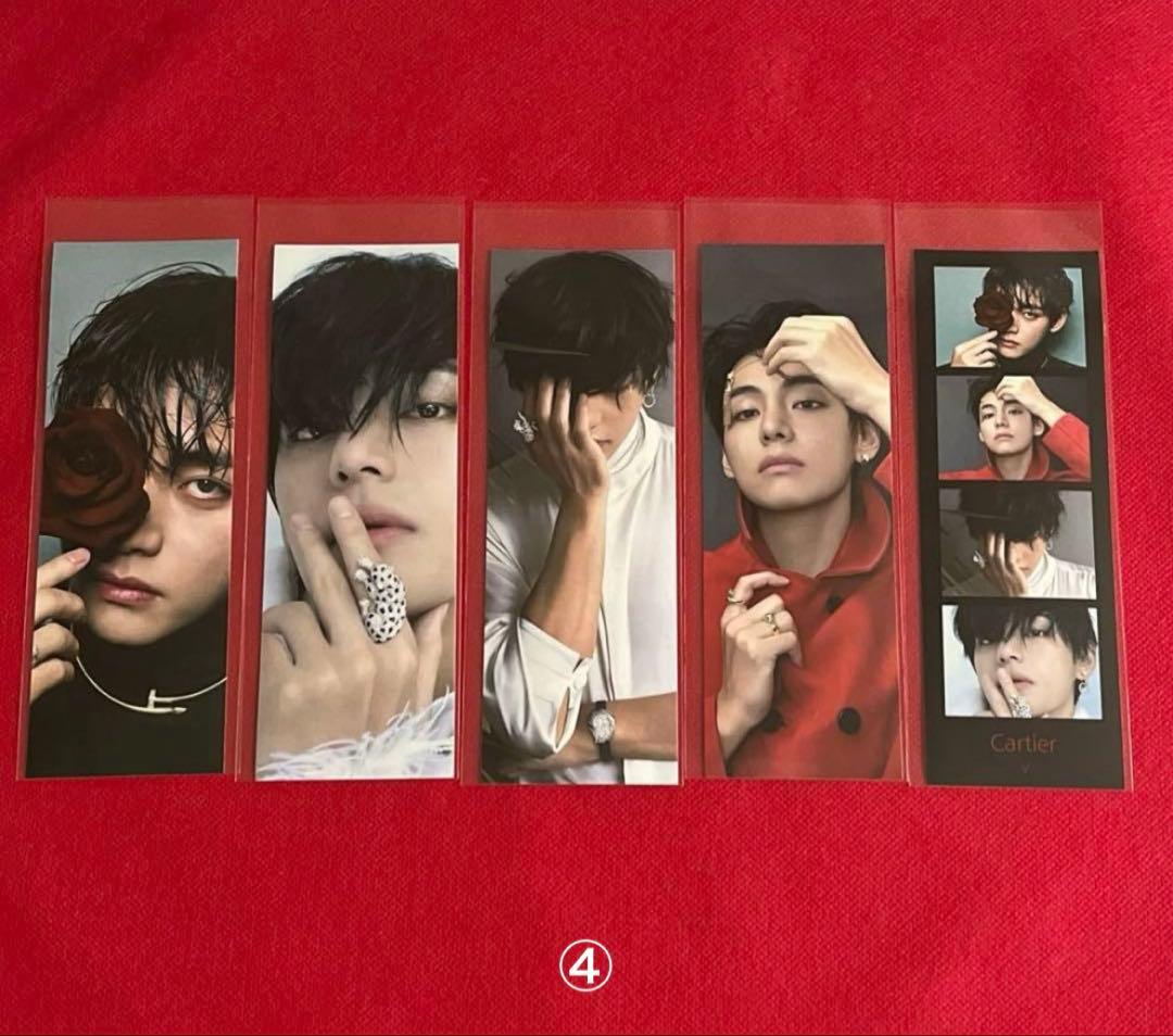 BTS ロングステッカー・ブックマーク・ホログラム両面フォトカード等♡Ｖ