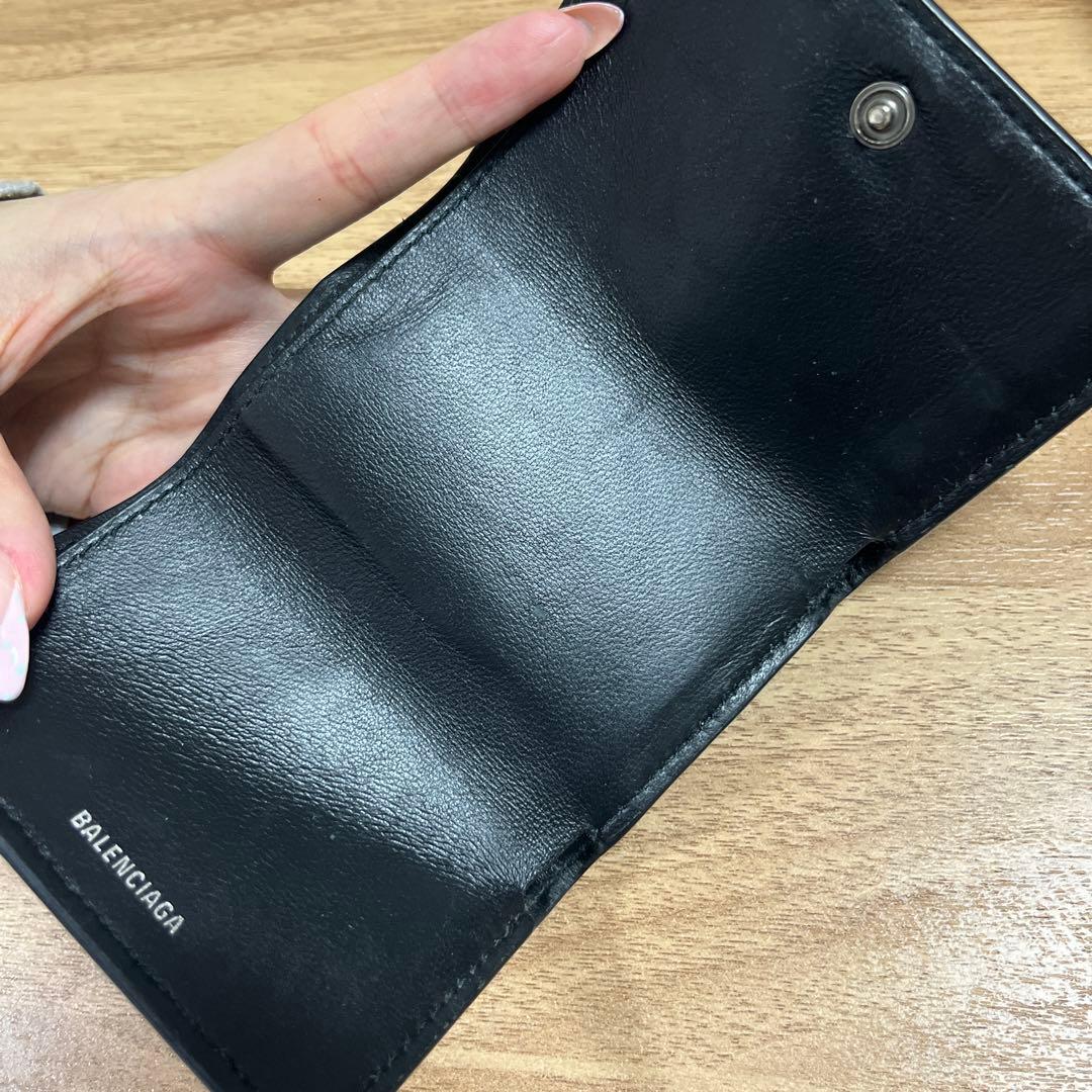 BALENCIAGA 三つ折り財布 黒