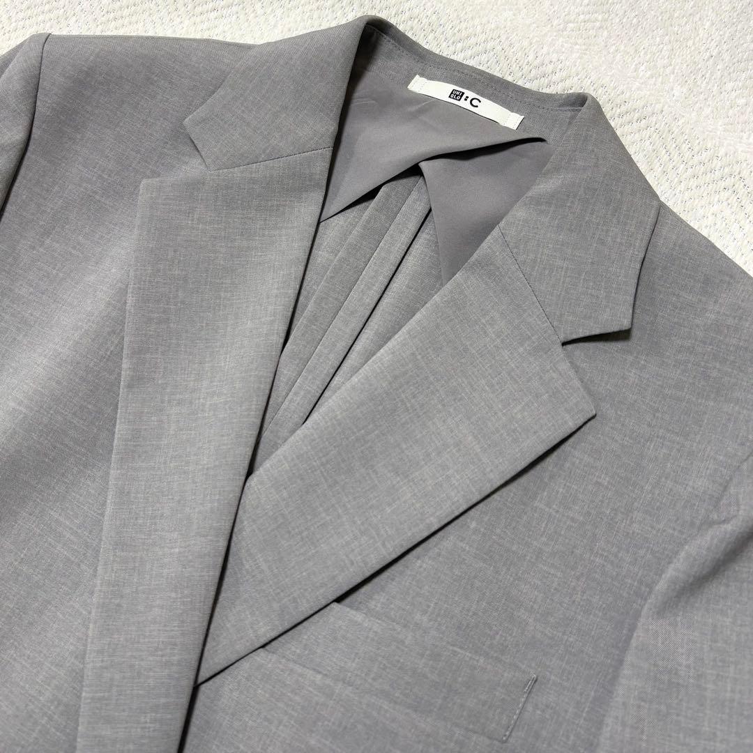 完売品 UNIQLO C 25SS 感動ダブルジャケット リラックスフィット M