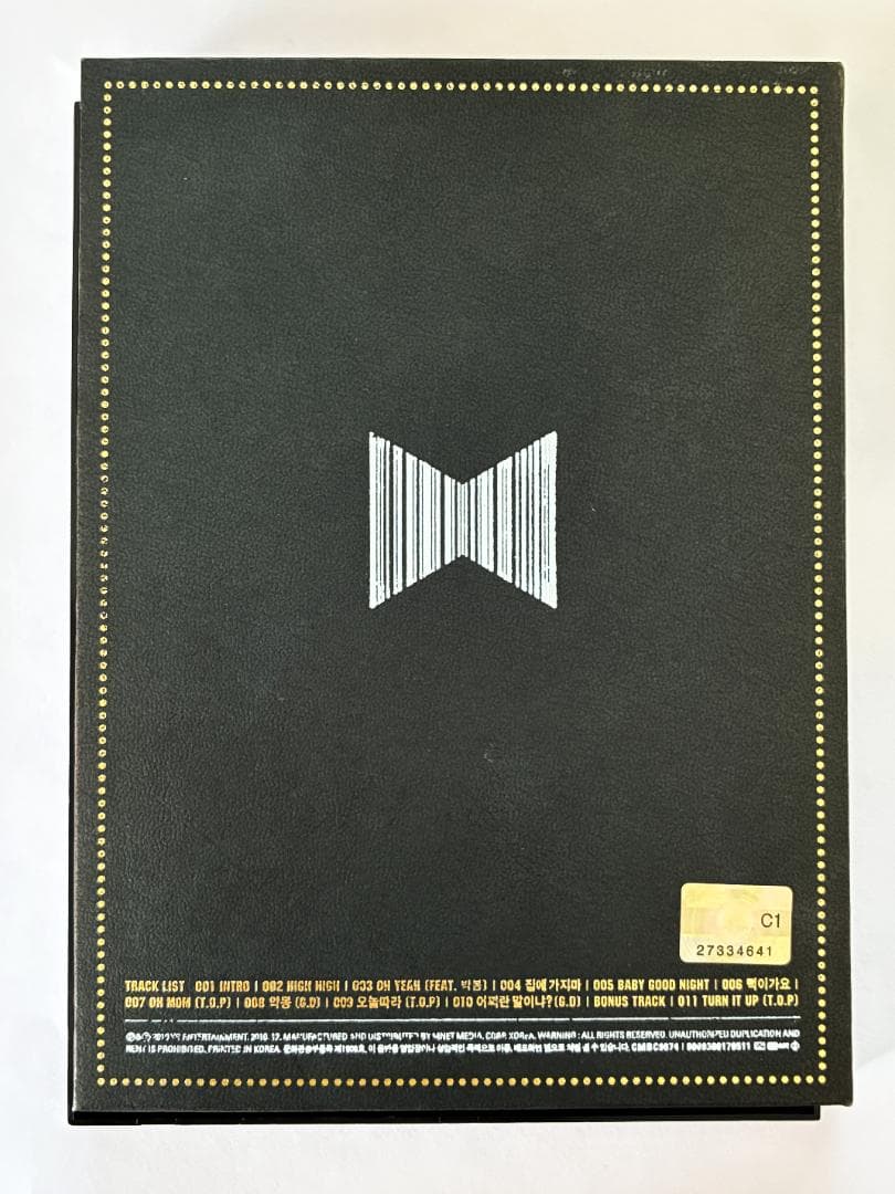 GD&TOP The First Album 1集 韓国盤 CD BIGBANG