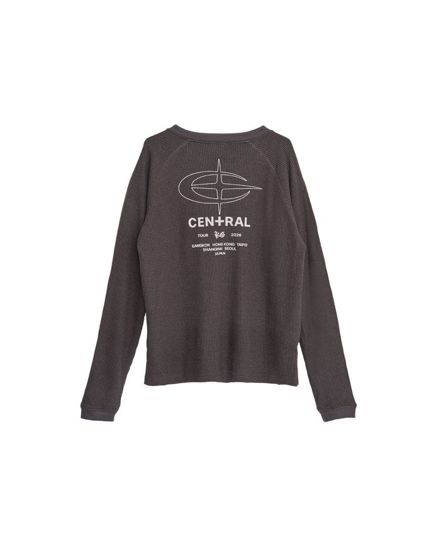 【新品未開封】CEN+RAL WUFFLE L/S TEE [チャコール]XL