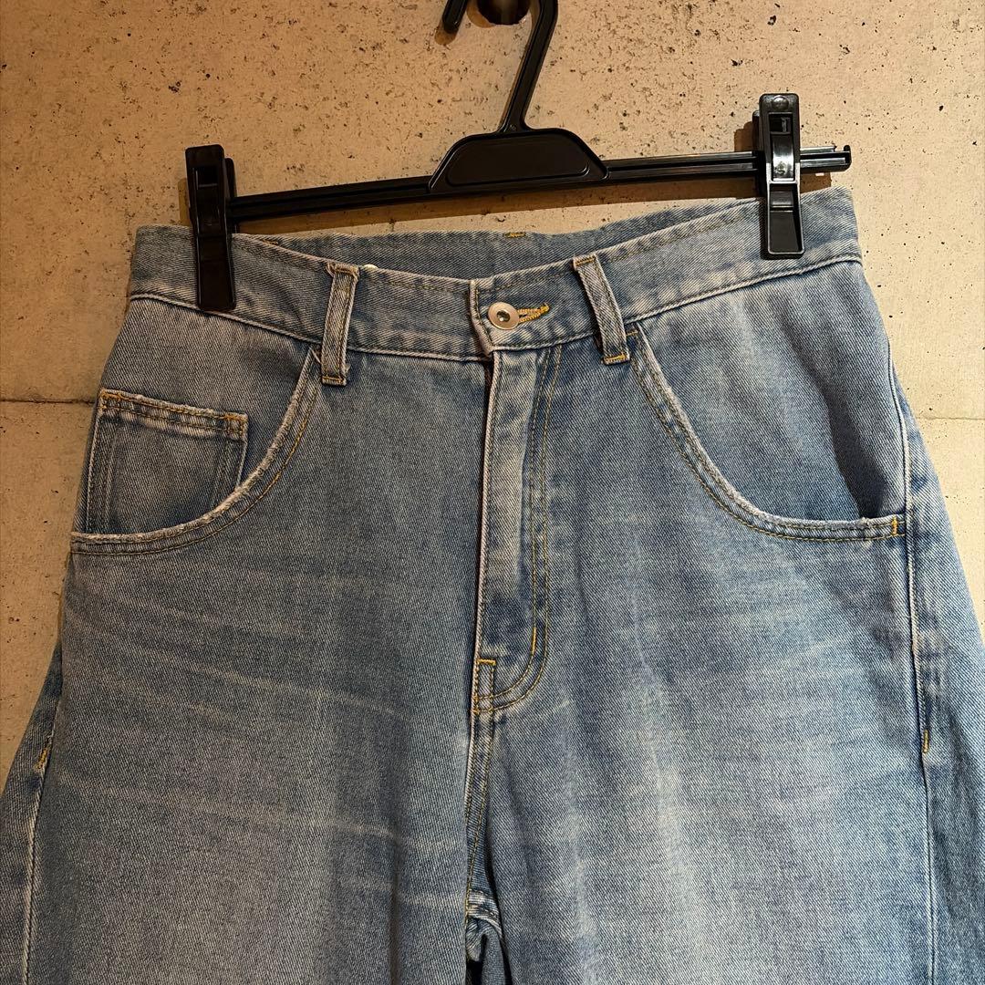 36 ルーズフィットアジャストデニム 青ADAM ET ROPE FEMME