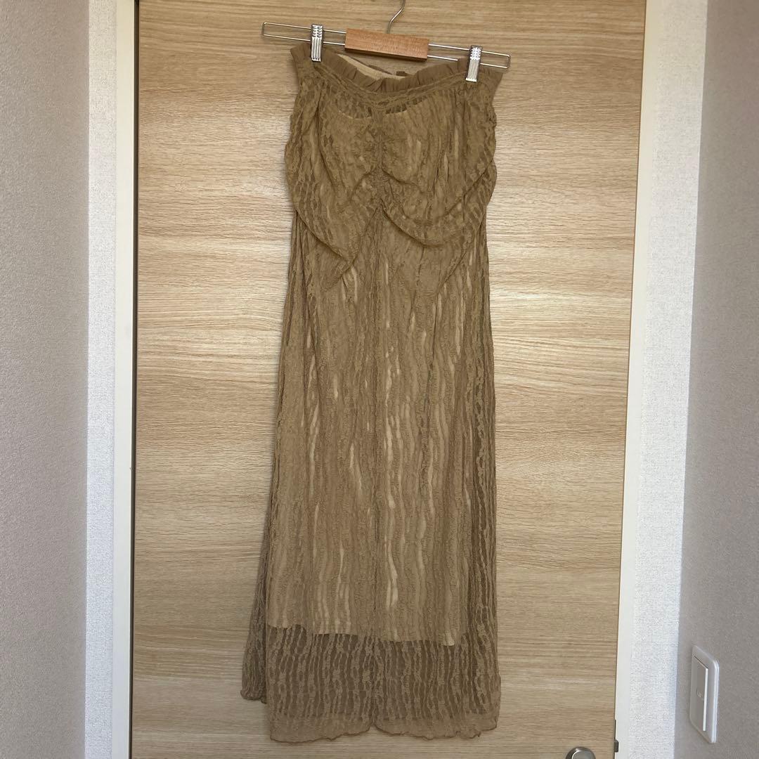 スカート Eaphi TULLE LACE SKIRT