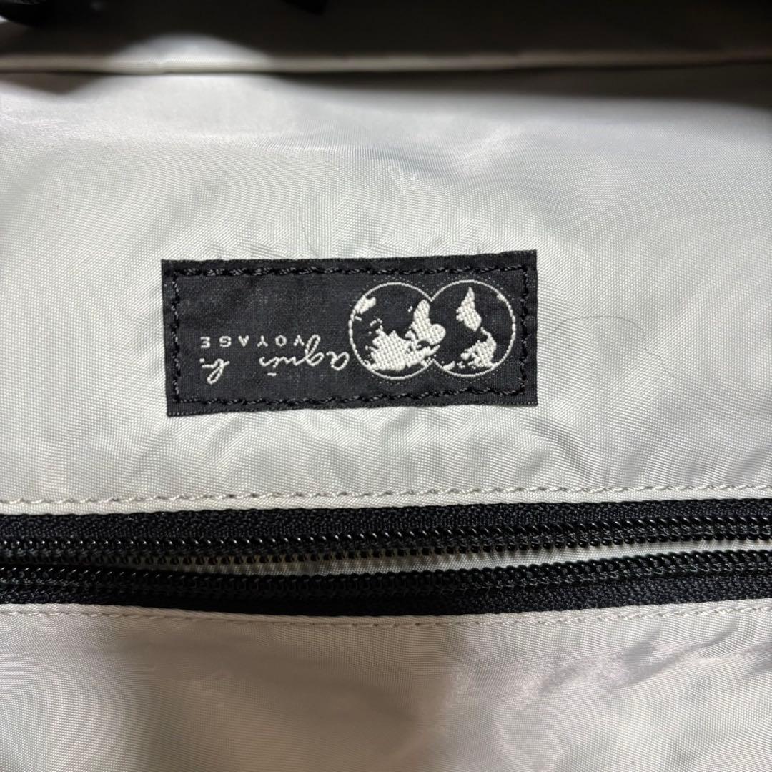 agnes.b アニエスベー　2way ボストンバッグ　ブラック　ポーチ付