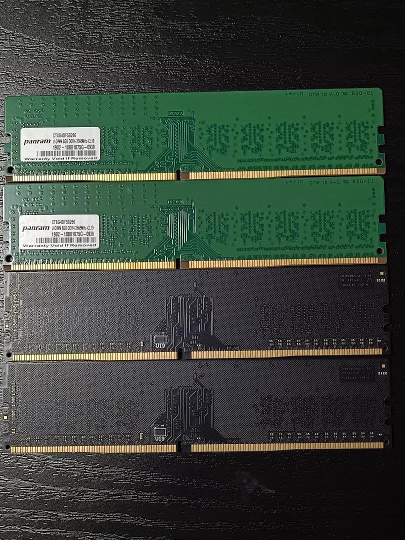 メモリー DDR4 32GB (8GB x4) 2666MHz