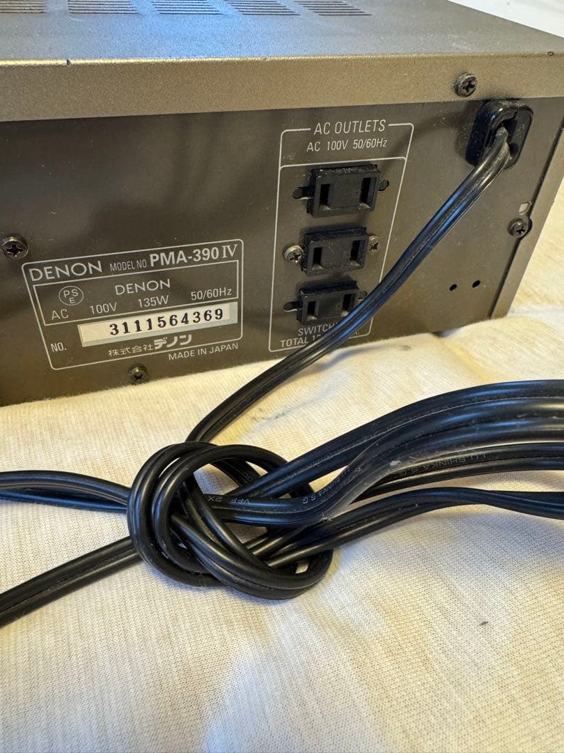 DENON PMA-390IV プリメインアンプ　※一部機能故障