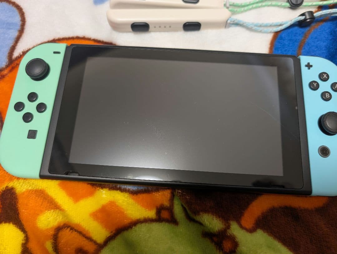 ニンテンドースイッチ本体 あつまれどうぶつの森 & 無印良品電源タップケース