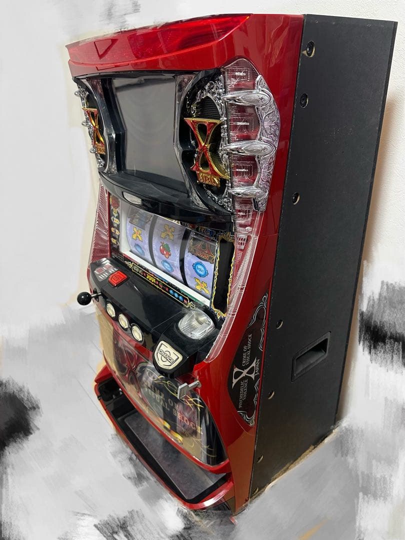【白鳥】X JAPAN 強行突破 スロット 実機 家庭用 不要機