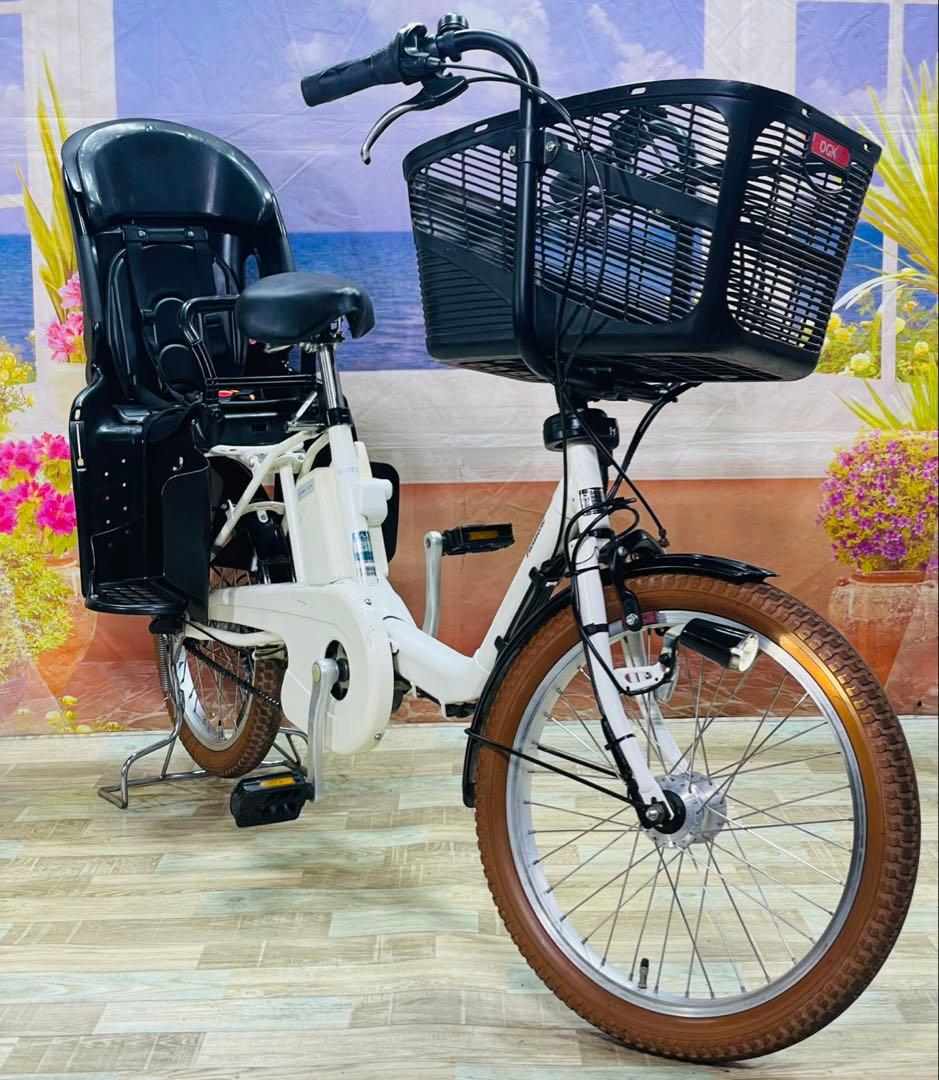パナソニックギュット⭐️12AH！子供乗せ電動アシスト自転車Y3562