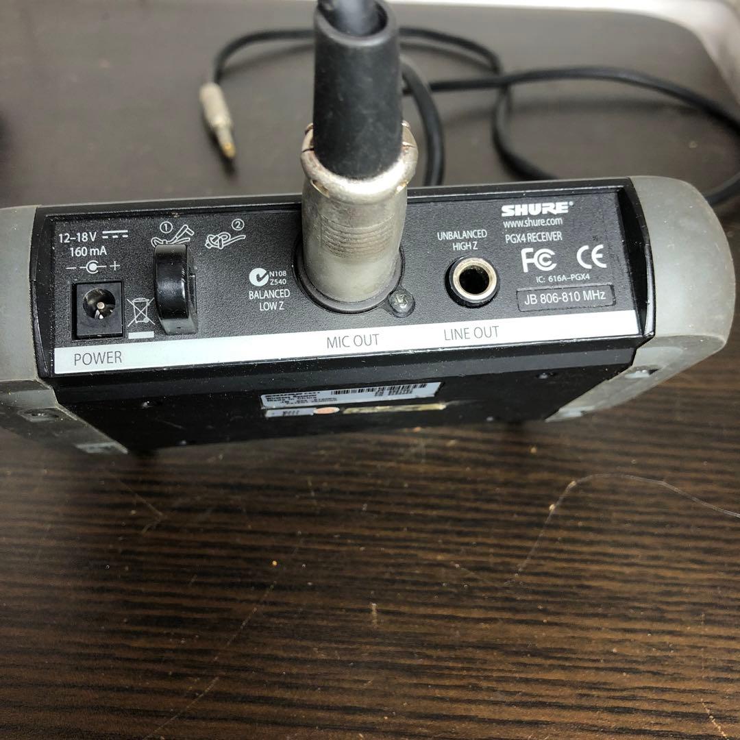 SHURE ワイヤレスシステム PGX4 本体のみ