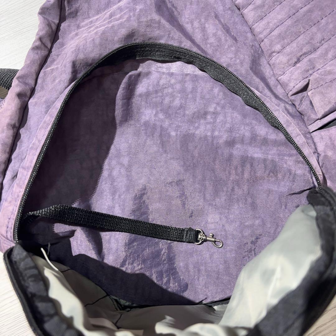 HEALTHY BACK BAG / BIG BAG パープル ポーチ付き