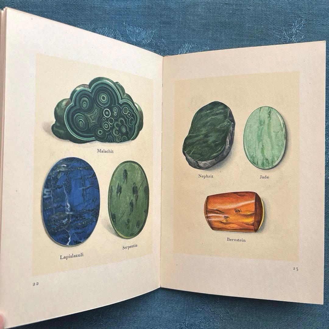 ヴィンテージ ドイツ洋書☘️インゼル文庫 54番 美しい鉱物