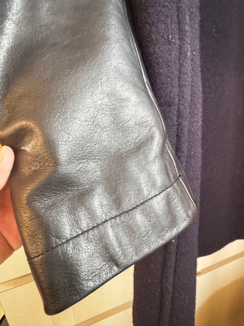 COMME des GARÇONS ダッフルコート ネイビー　Ｍサイズ