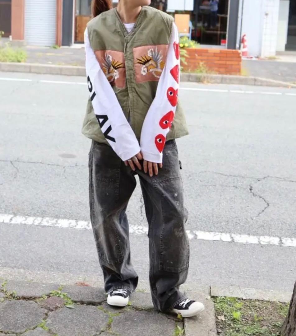トップス BOW WOW REMADE USN DECK VEST SUKAJAN