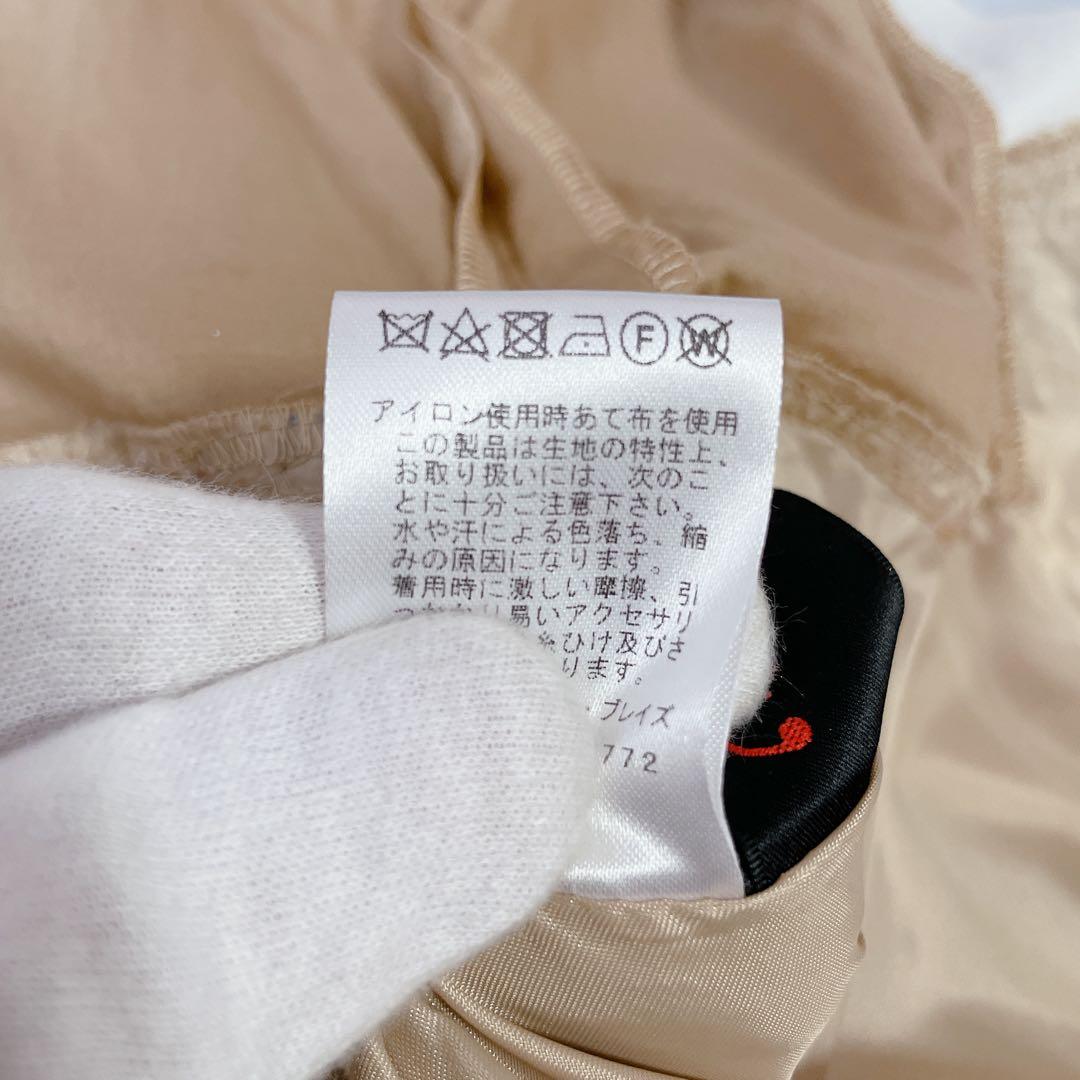極美品　E-clat エイココンドウ　薄手コート　フリル　フラワー柄　42