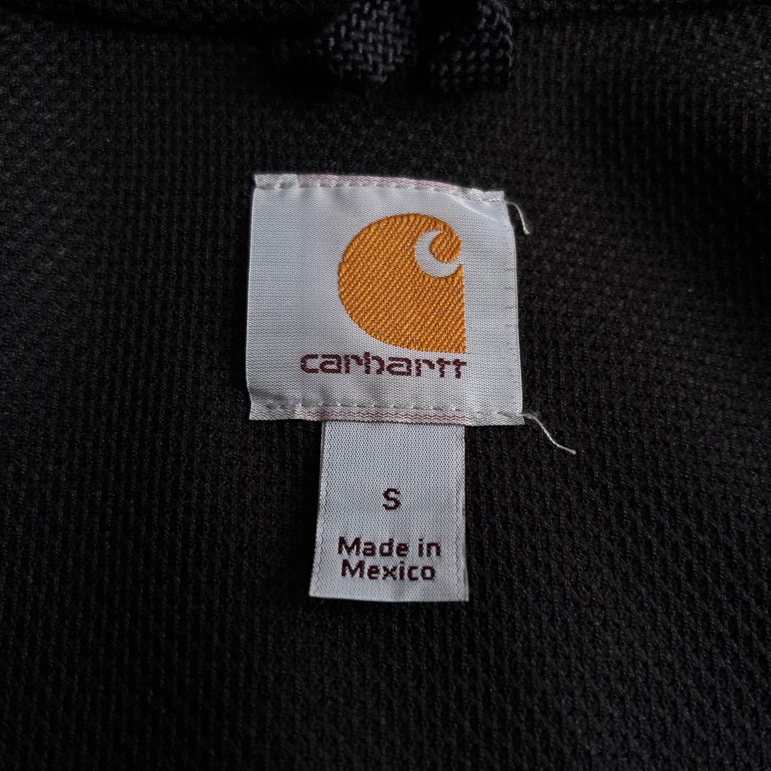 美品■carhartt 【S】アクティブジャケット スウェット ブラウン Y2K
