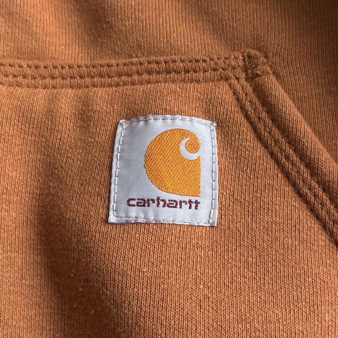 美品■carhartt 【S】アクティブジャケット スウェット ブラウン Y2K