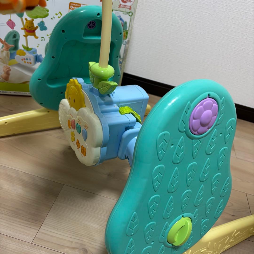 箱あり　くまのプーさん えらべる回転6WAYジムにへんしんメリー　プーメリー