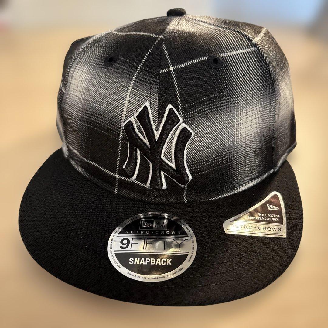 New Era 9FIFTY ニューヨークヤンキース キャップ チェック