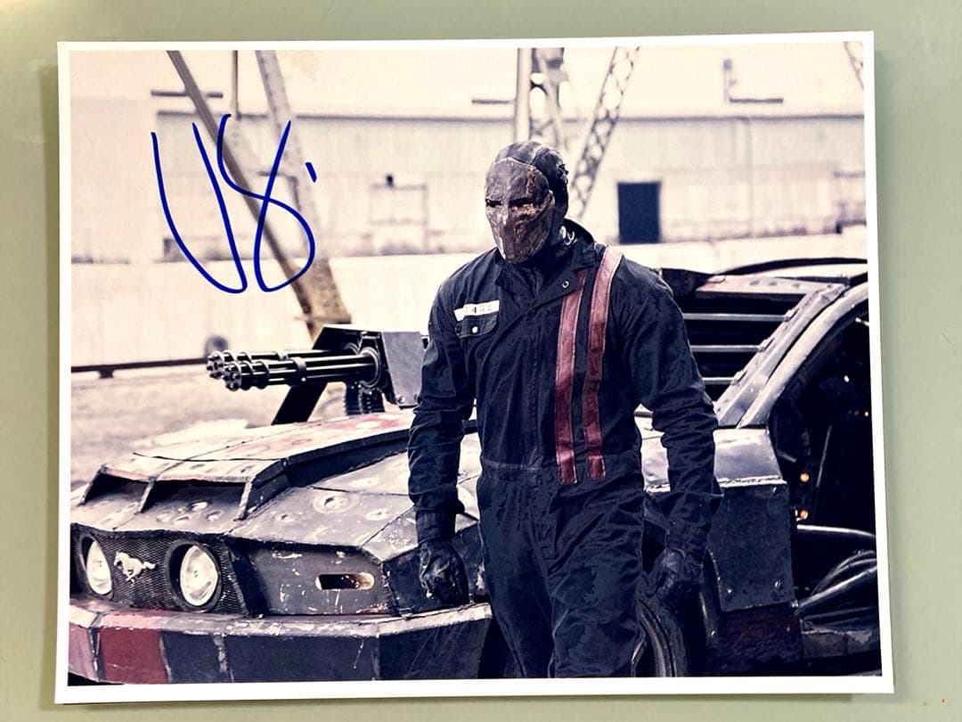セール中…ジェイソン・ステイサム直筆サイン入り超 大型写真…