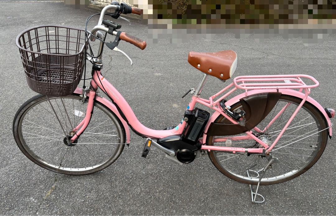 ヤマハ　PAS電動アシスト自転車　ナチュラLYAMAHA鍵3本充電器防犯登録削除