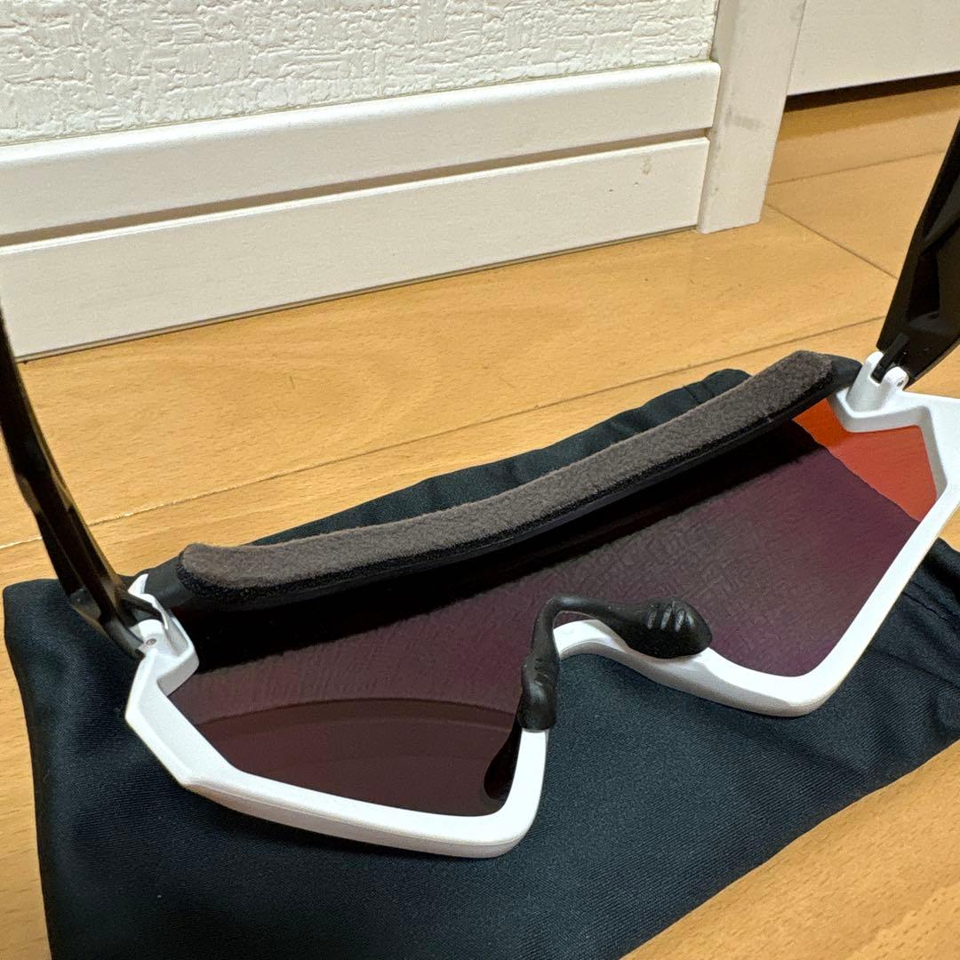 め*め様 極美品 OAKLEY WINDJACKET 2.0 白×黒オークリー