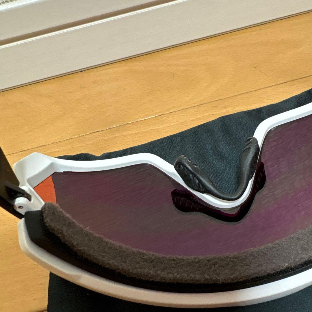 め*め様 極美品 OAKLEY WINDJACKET 2.0 白×黒オークリー