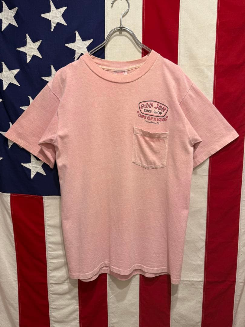 ★80s★USA製★RONJON★ロンジョン★オールドサーフ★ポケットTシャツ★