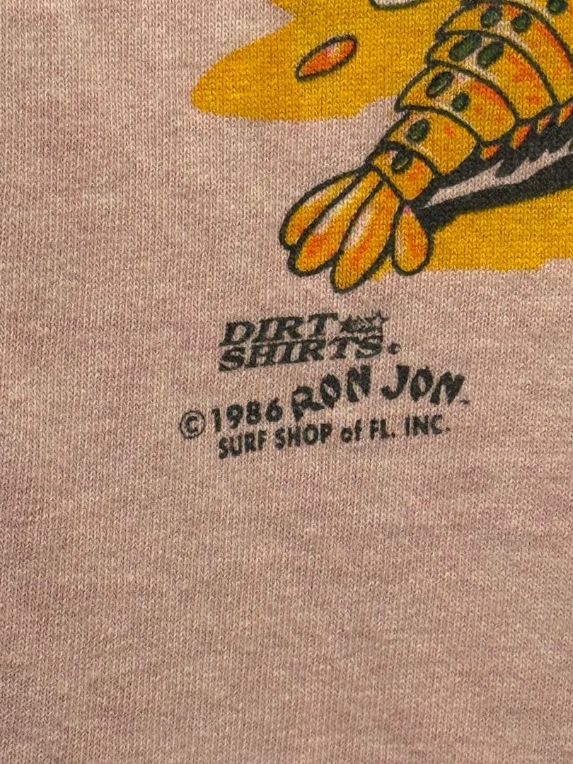 ★80s★USA製★RONJON★ロンジョン★オールドサーフ★ポケットTシャツ★