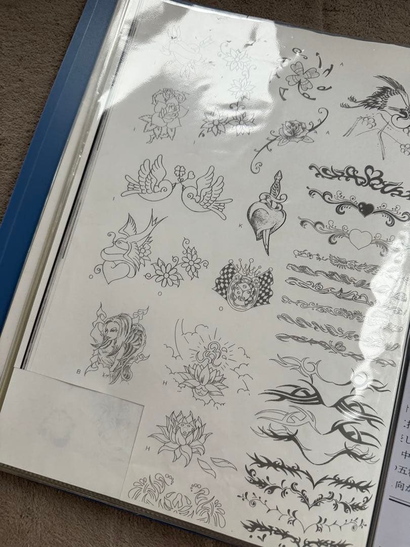 tattoo Flash 44枚 彫師　刺青