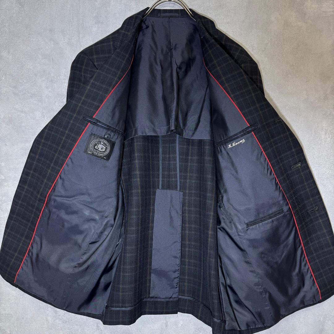 90s J.PRESS ジェイプレス 3B チェックテーラード DM1139
