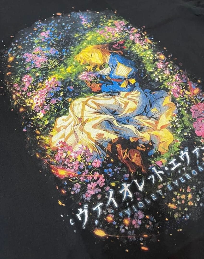ヴァイオレット Violet Evergarden アニメTシャツ 2XL