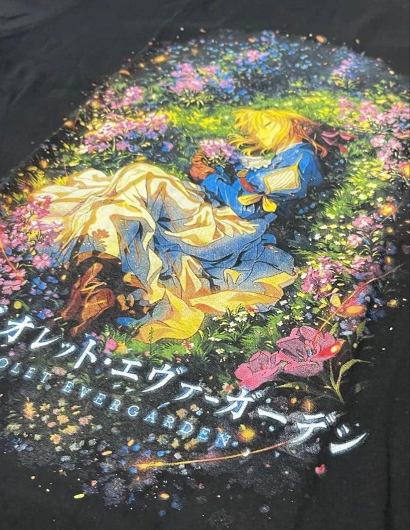ヴァイオレット Violet Evergarden アニメTシャツ 2XL
