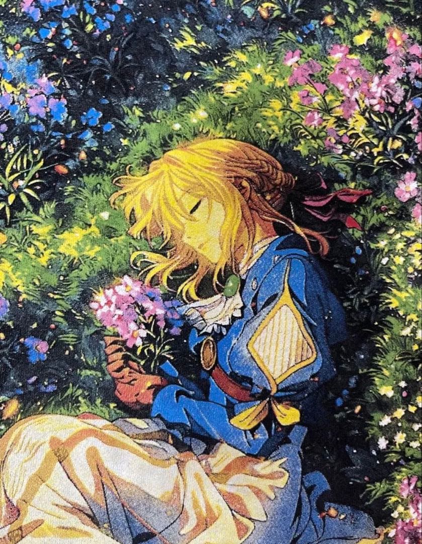 ヴァイオレット Violet Evergarden アニメTシャツ 2XL