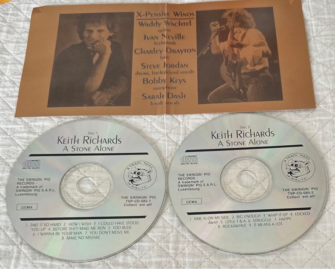 TSP！2CD！Keith Richards / A Stone Alone