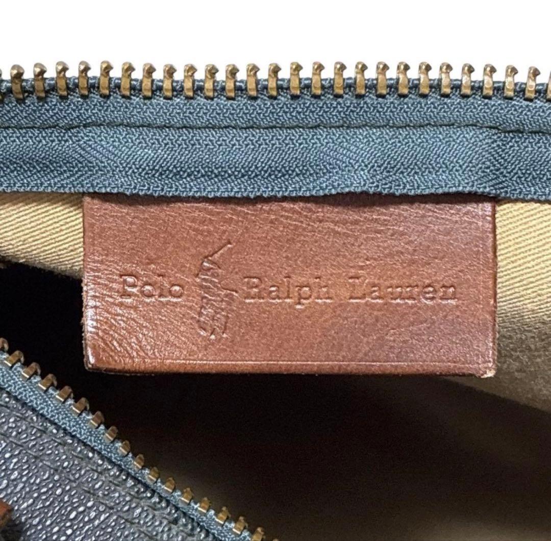 ポロラルフローレン ボストンバッグ 2way レザー ショルダー