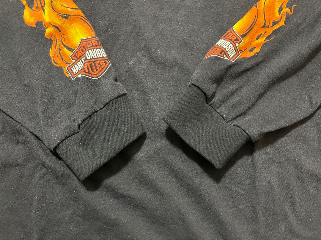 N*Y様 Harley-Davidson flame LS 00s Tシャツ
