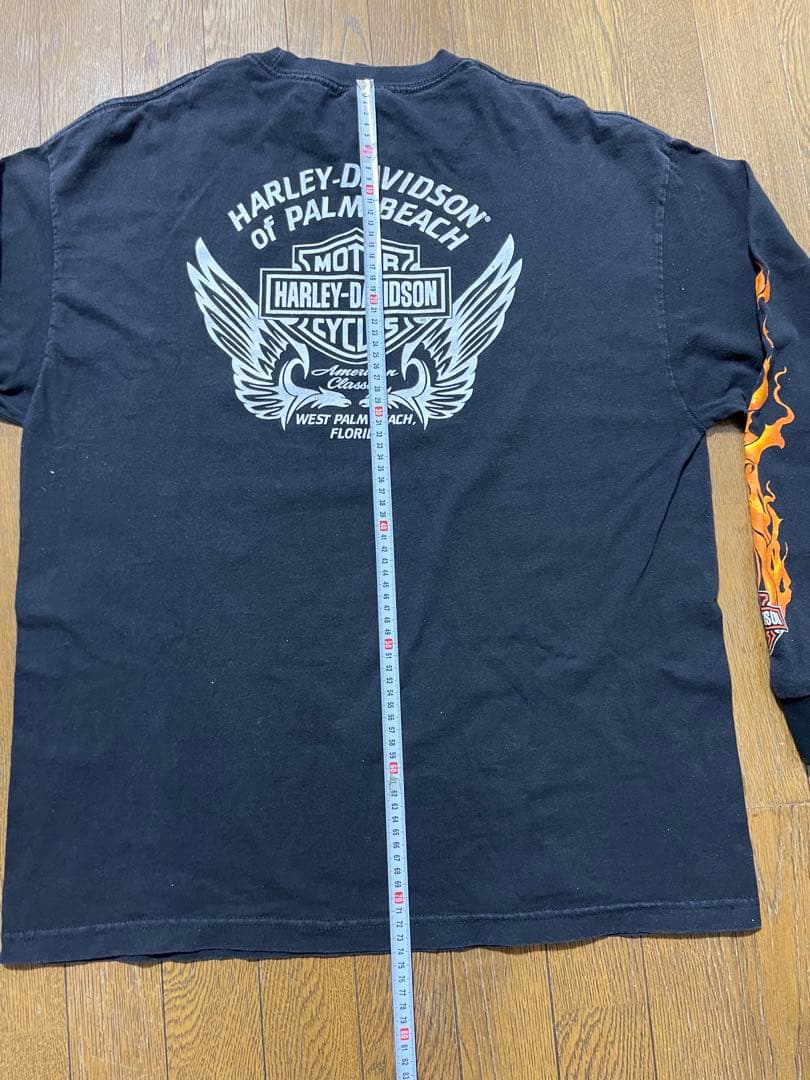 N*Y様 Harley-Davidson flame LS 00s Tシャツ