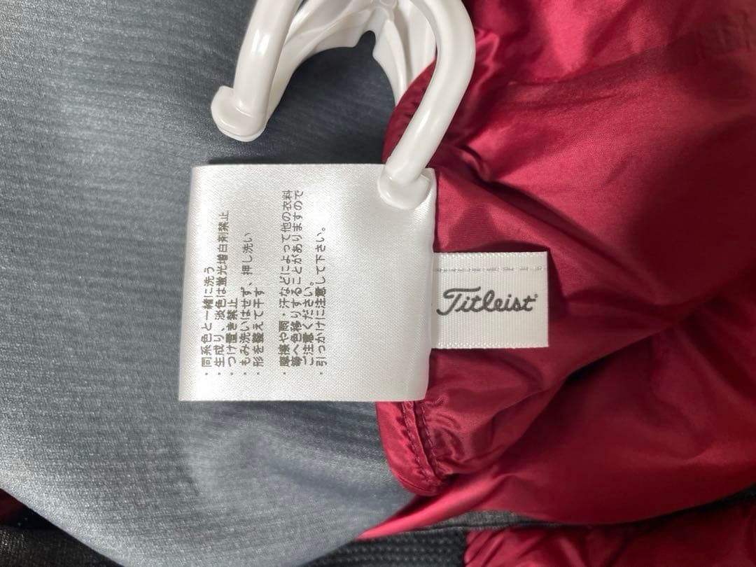 （美品）タイトリスト 防風ハイブリッド中綿　ジャケット エンジ　サイズM