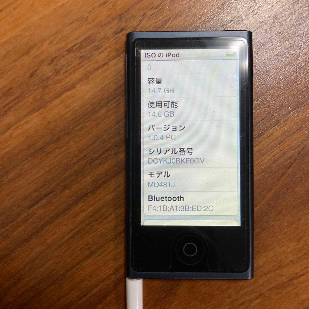 Apple iPod nano スペースグレー 16GB