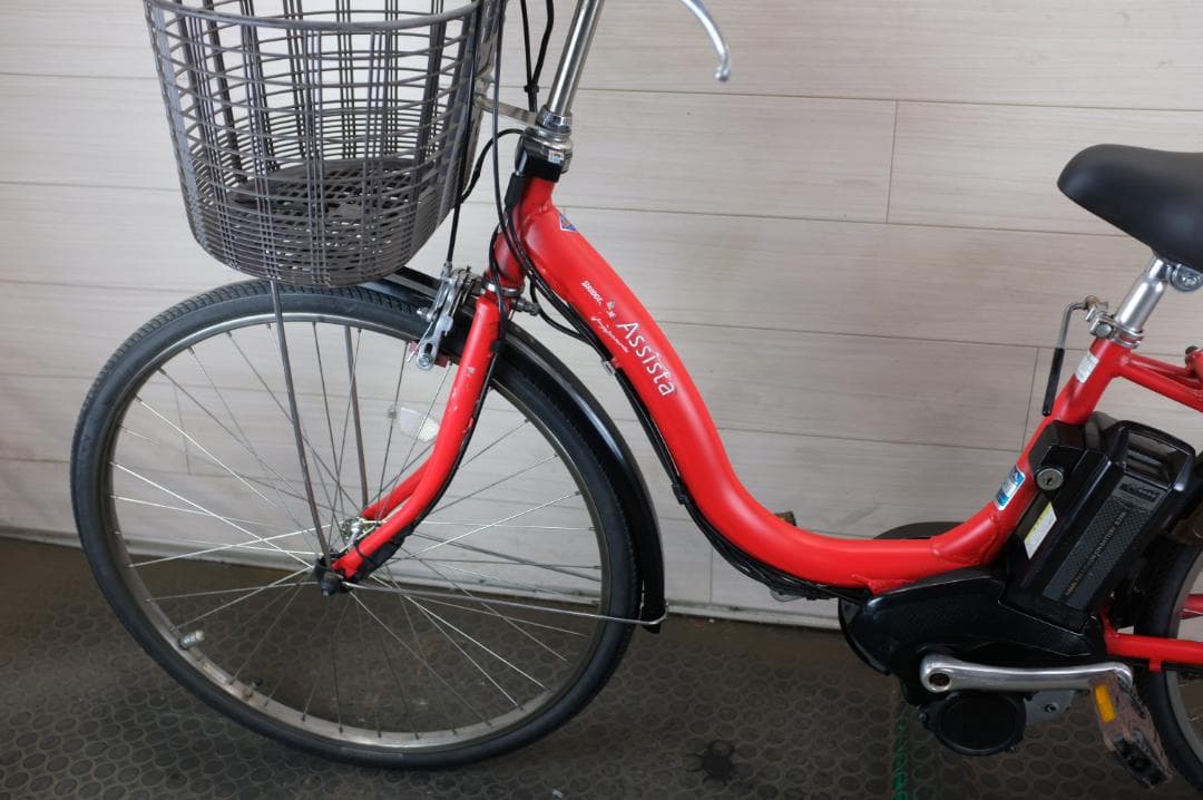 い*お様 電動自転車BS　アシスタ　26インチ3段　8.7Ah（4点灯）充電器あ
