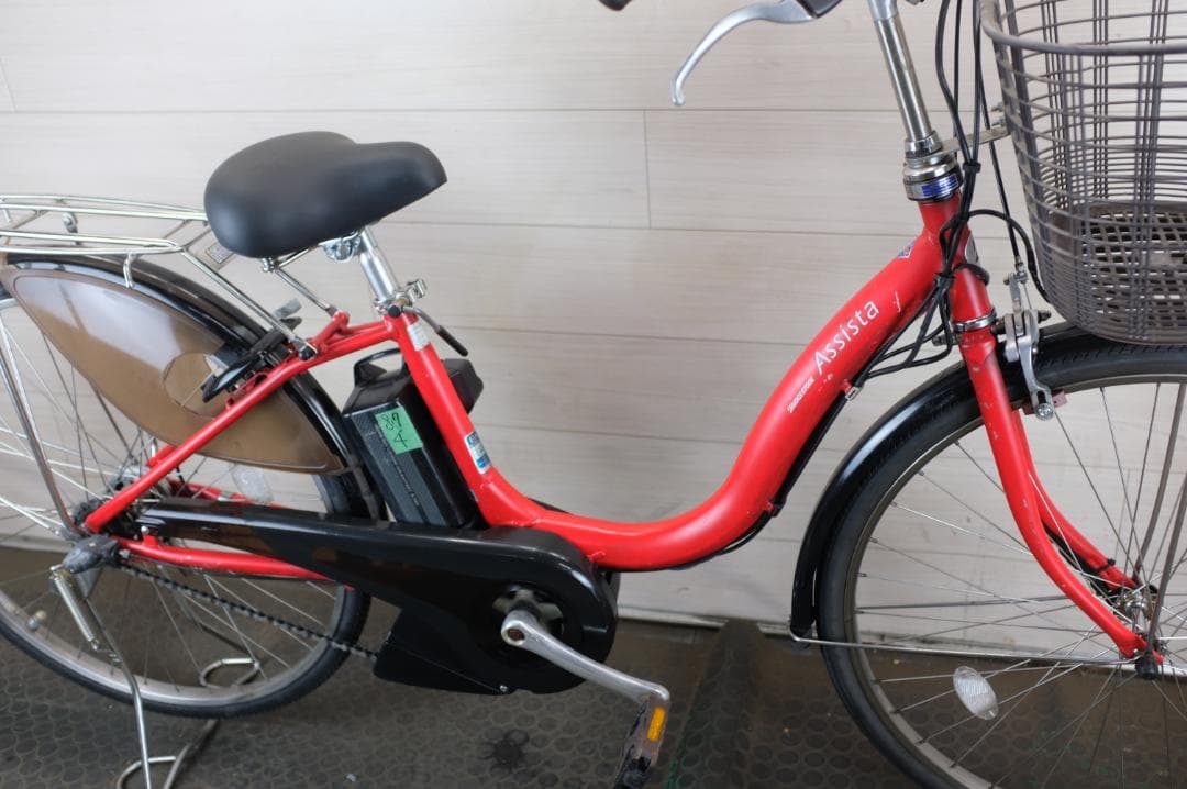 い*お様 電動自転車BS　アシスタ　26インチ3段　8.7Ah（4点灯）充電器あ