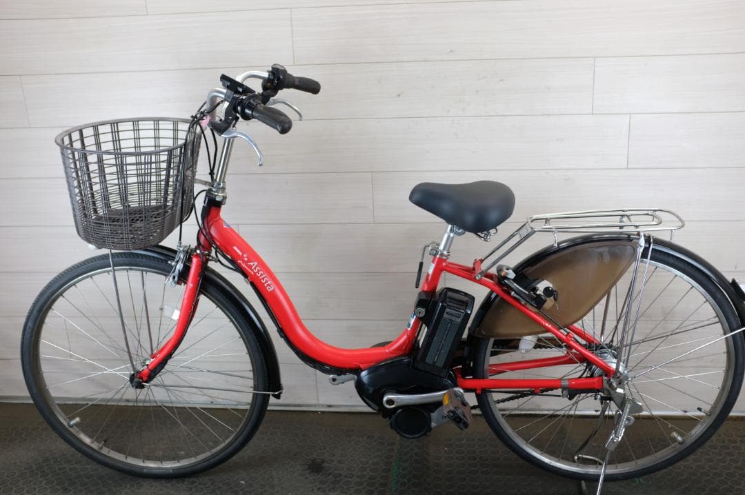 い*お様 電動自転車BS　アシスタ　26インチ3段　8.7Ah（4点灯）充電器あ